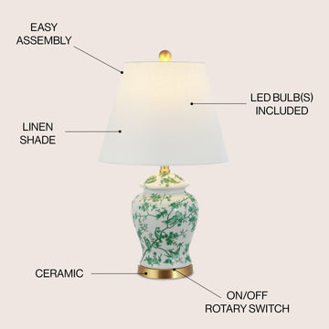 Penelope Chinoiserie Table Lamp